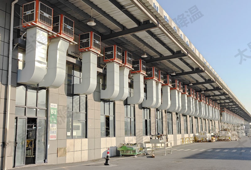 汽車零部件制造車間通風(fēng)降溫案例